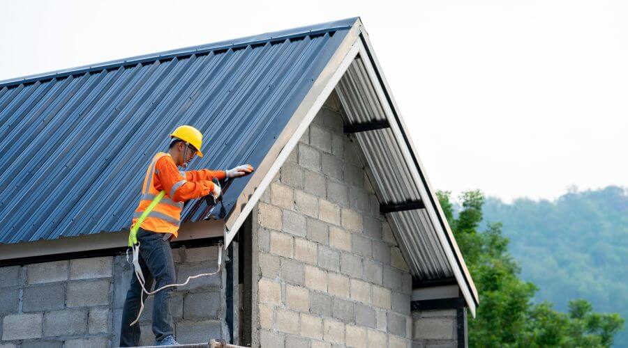 Professional metal roof installation in Caret, VA